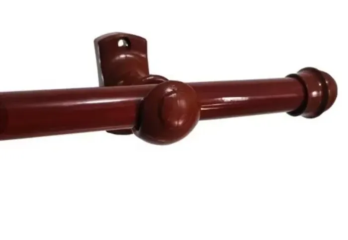 Kit com 3 varão de cortina completo. Dois tem 2,30cm e um tem 1,50cm