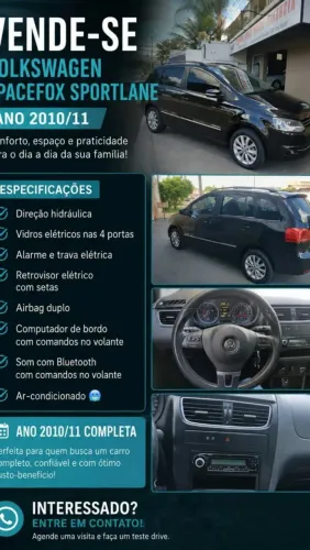 Volkswagen Spacefox Sportline/highline 1.6 T.flex 2011