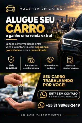 Aluguel seu veículo para motoristas