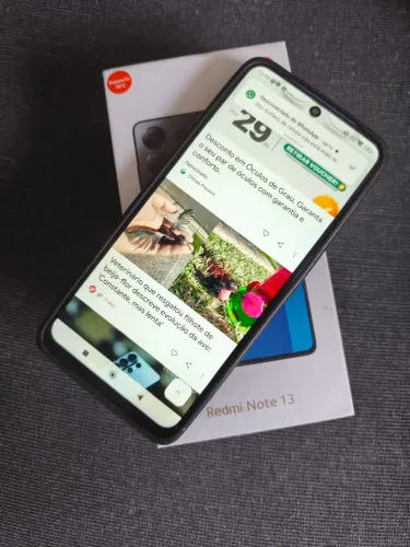 Redmi note 13 na cor Ice blue