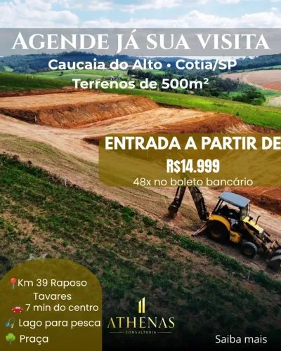 Seu Novo Começo Está em Caucaia do Alto! Terrenos de 500m² com Entrada Facilitada