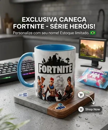 Caneca personalizada Fortnite