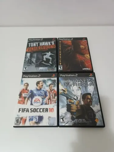Lote de 4 Jogos de PlayStation 2 Originais
