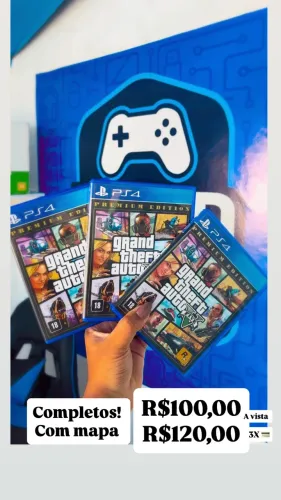 GTA V para PS4 jogo ORIGINAL COMPLETO. Uma unidade
