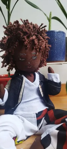 Boneco de pano rasrs