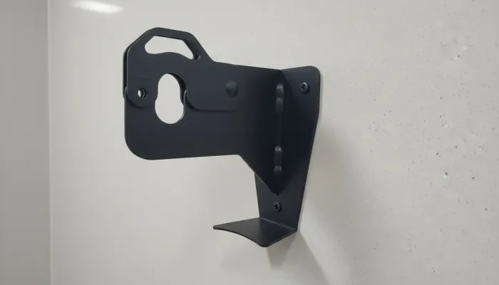 Suporte para botijão gás suspenso na parede