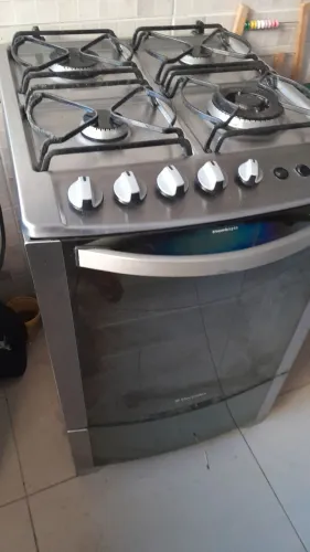 Fogão inox Electrolux