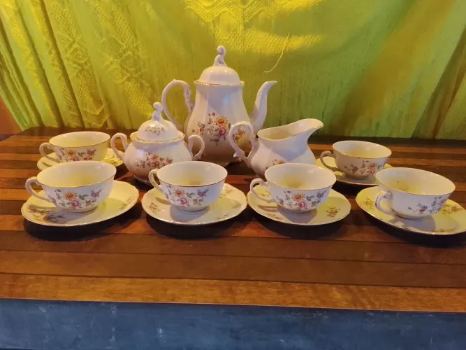 Conjunto de café da manhã porcelana