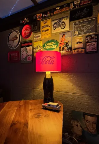 ABAJUR ORIGINAL COCA COLA ANTIGO