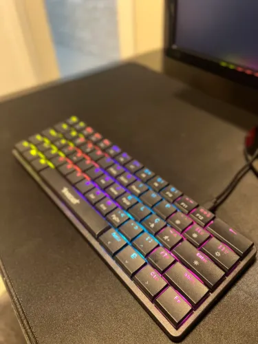 Teclado Mecânico TGT SHERMAN LP60, Raibow