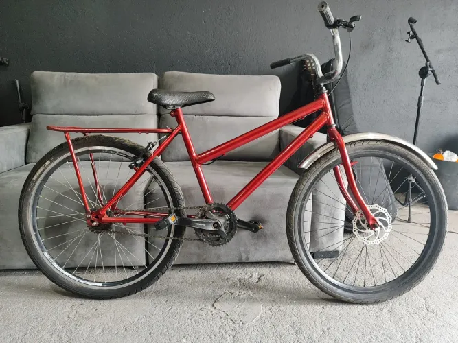 Bicicleta aro 26 barra