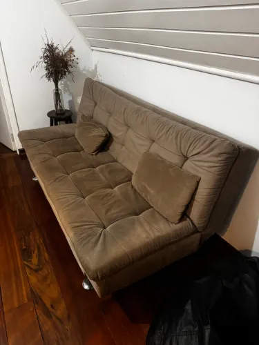 Sofá-cama reclinável 3 posições - muito bem conservado