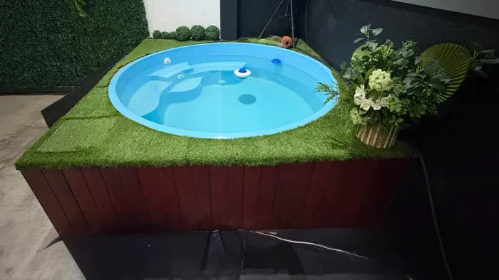 Piscina 5 mil litros completa