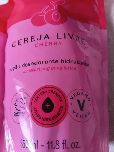 Refil de hidratante. Novo