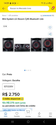 Mini System Hi Fi Lg X Boom 2250 w