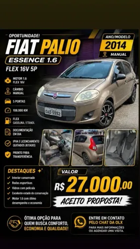Fiat Palio Essence 1.6 Flex 16V 5P 2014