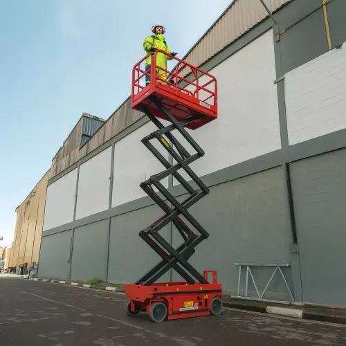 Plataforma Elevatória 12m Hidráulica Móvel Autopropulsão 320kg PREÇO NEGOCIÁVEL (NOVA)