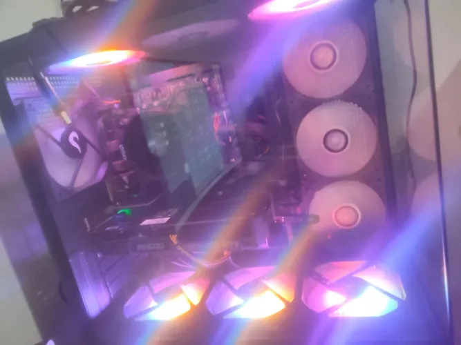 Kit gamer, cadeira, monitor, teclado, mouse e cpu