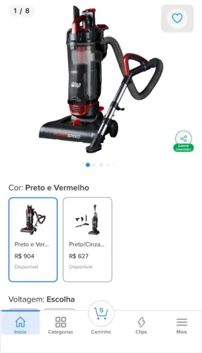 Aspirador de pó Wap