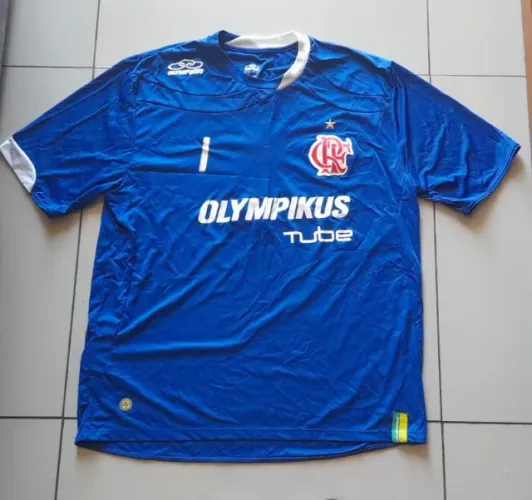 Camisa Flamengo Goleiro 2009 GG Olympikus Rara - Com detalhe