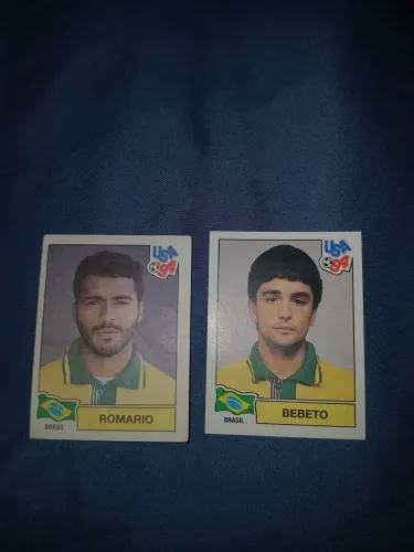 Figurinha copa 94 Romário e Bebeto
