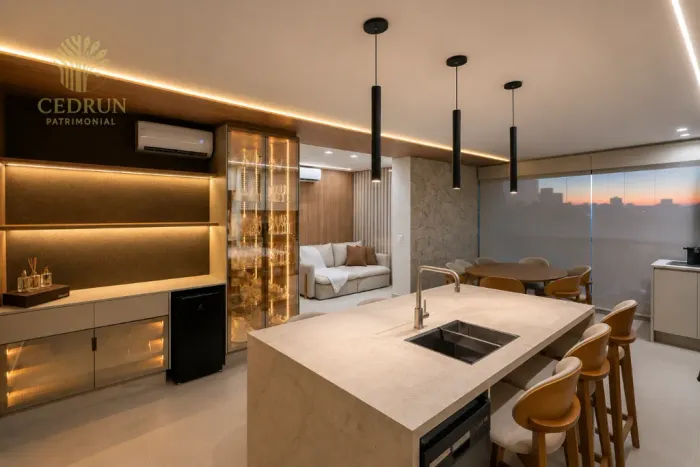 Apartamento mobiliado à venda em Maringá, Zona 07, Atto Sette, com 2 quartos, 72 m² e 2 va