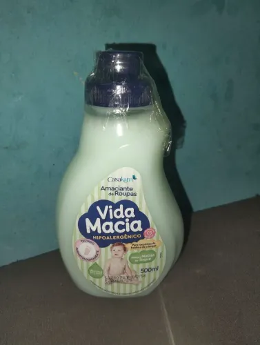 Vida Macia amaciante 500ml ideal para bebê