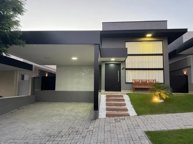 Maravilhosa casa térrea á venda no Condomínio Buona Vita I em Atibaia -SP totalmente mobil