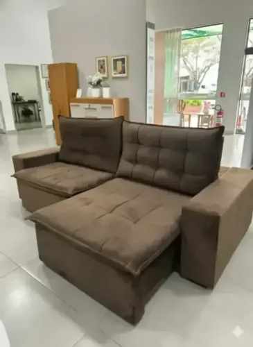 Sofá modelo (retratil e reclinavel) novo de loja