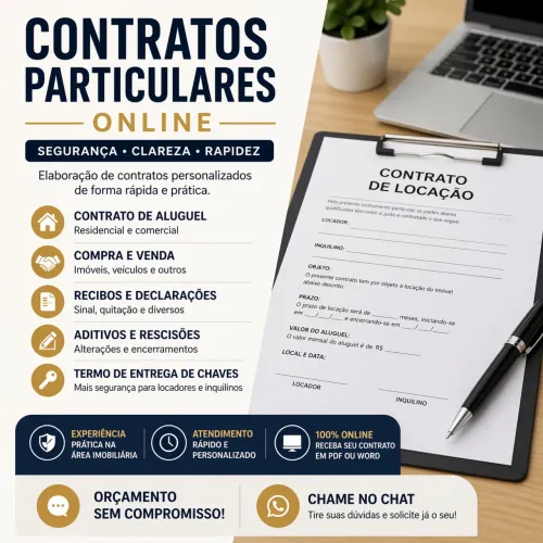 Contrato de Aluguel e Compra e Venda Particular Online