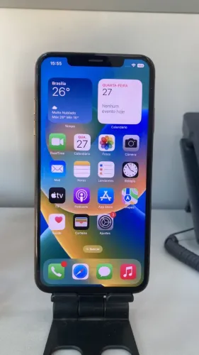 iPhone XS Max 64GB Gold ? Com defeito na câmera  Modelo MT672LL/A · iCloud livre · Bateria