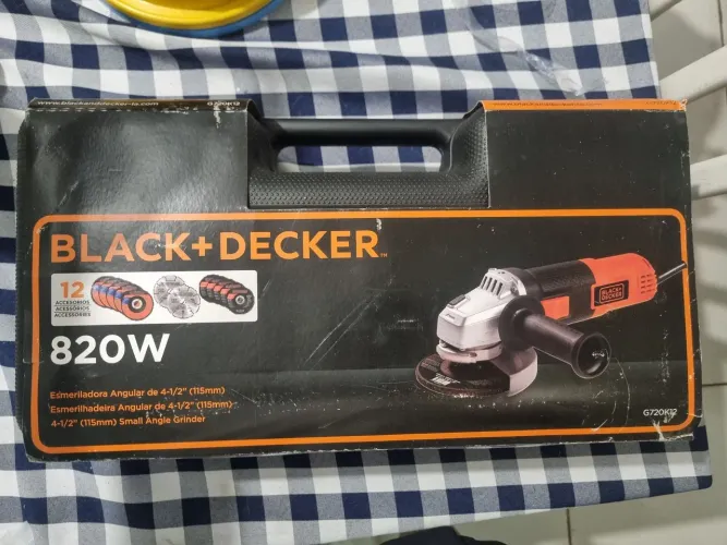 Esmerilhadeira Black&Decker nunca usada
