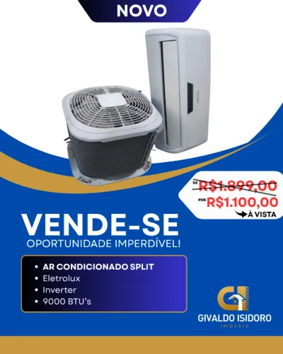 Ar Condicionado Split Electrolux de 9.000 BTUs