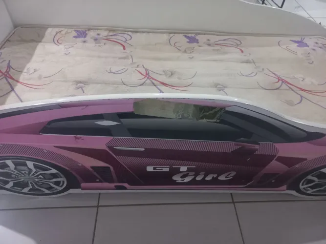 Cama infantil rosa