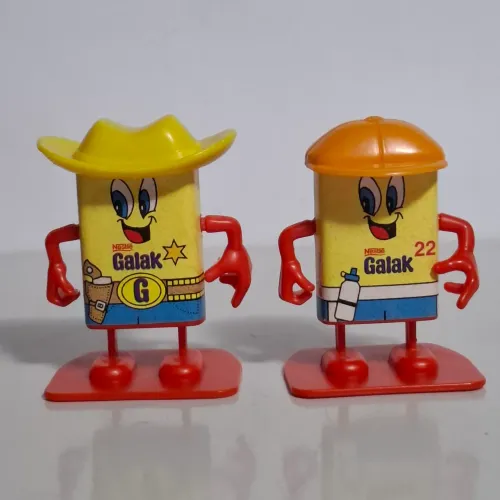 2 Mascotes do chocolate Galak da Nestlé