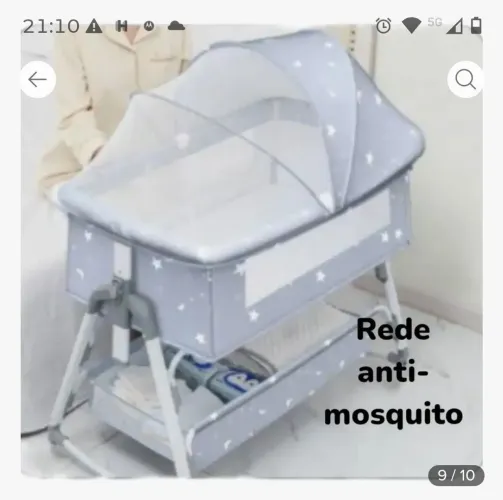 Berço Cama Ajustável para Bebê - modelo: OPA-BB045
