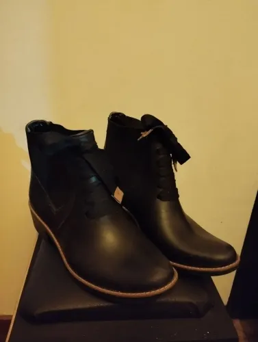 Bota de couro n°37