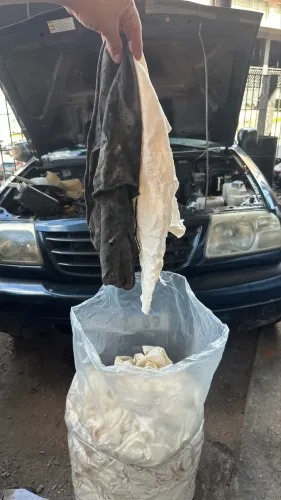 Pano retalho 10kg Retalho Mecânica Indústria Estopa 
