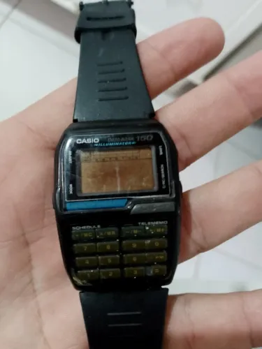 Relógio Casio calculadora dbc-150 vintage. Funcionando.esta sem bateria