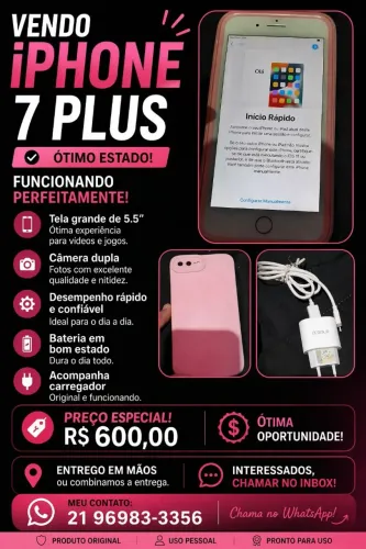 IPhone 7plus Formatado 