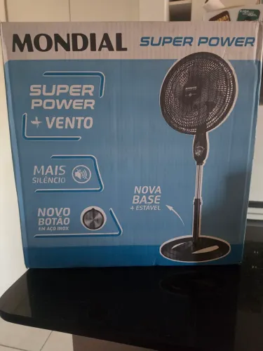 MONDIAL Ventilador Coluna 110V, 40cm, 6 pás, Super Power - VSP-40C-B