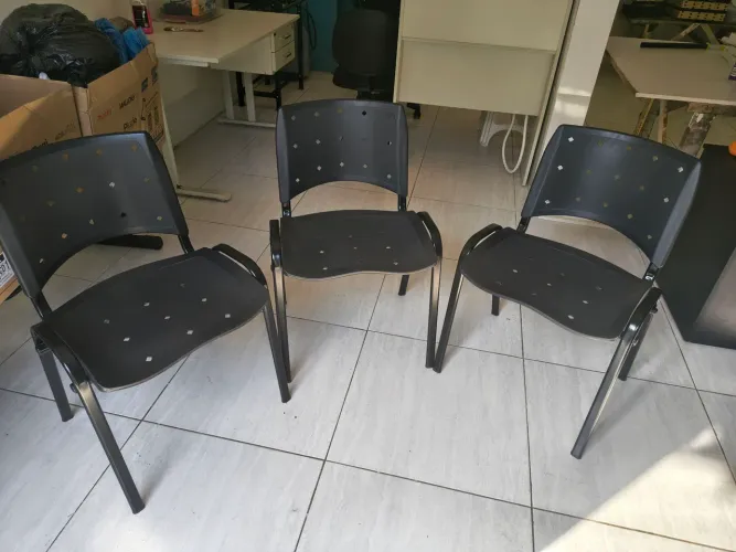 Cadeiras fixa de escritório