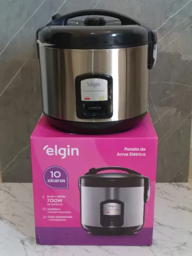Panela De Arroz Elétrica 10 Xícaras Inox