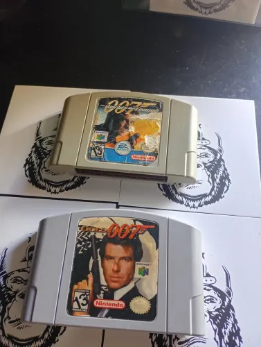 2 fitas Nintendo 64 original americana 007