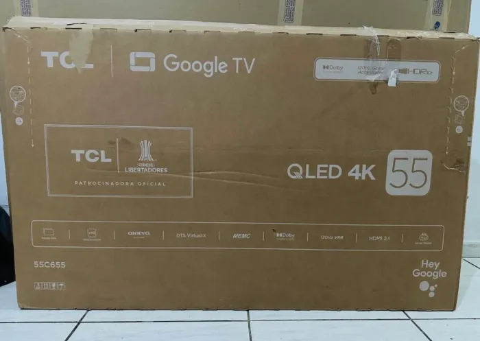 Smart tv 55? TCL Qled P7K Android 4k Sem detalhes