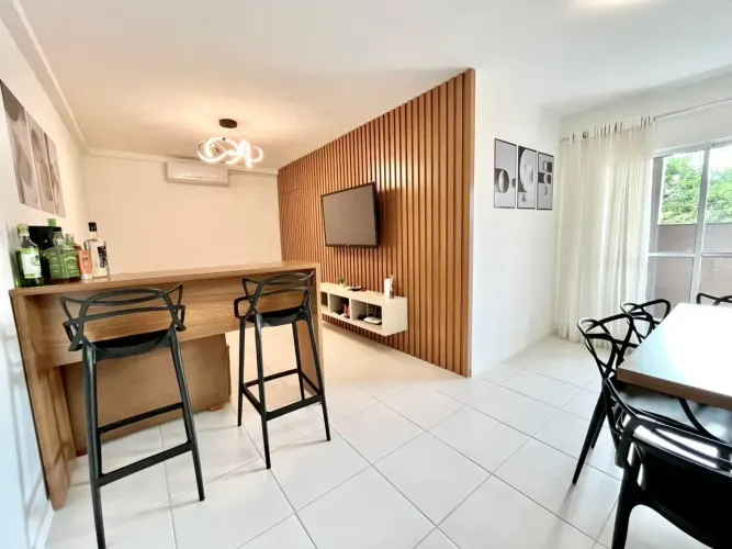 Apartamento Mobiliado no Santorini a 200 Metros da Praia