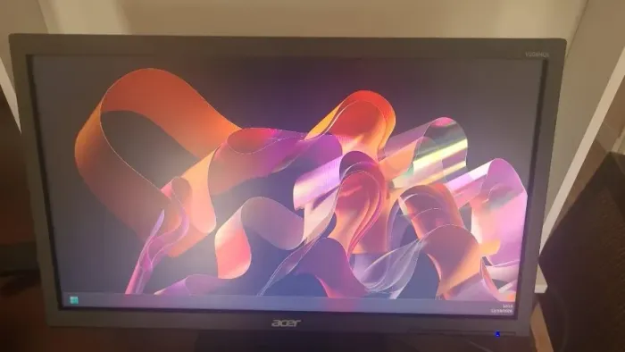 Monitor Acer 19,5 V206hql + Cabos E Adaptador