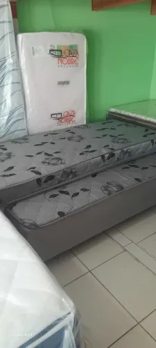 Bicama Cama Box Auxiliar Solteiro Estampada Caza Nobre Promoção