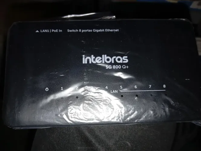 Switch Intelbras SG800 Q+ 8 portas gigabit