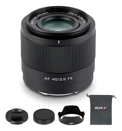 Lente Prime Viltrox AF 40mm f/2.5 E para Sony E-Mount Preta